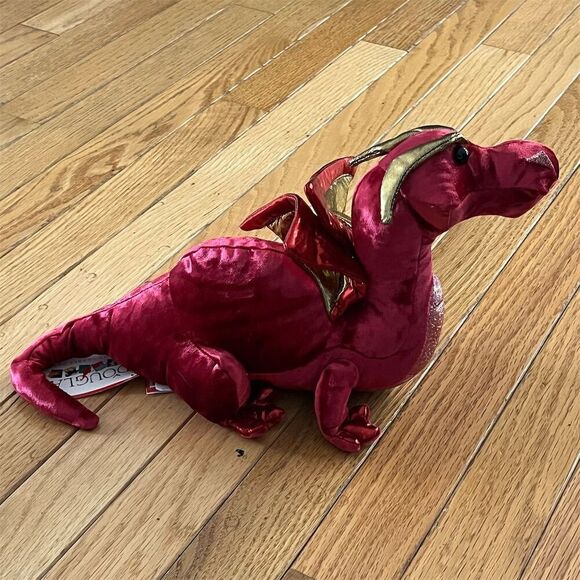 Douglas Ruby the Red Dragon Plush Medium Stuffed Animal Toy Walt Disney world - Picture 2 of 11